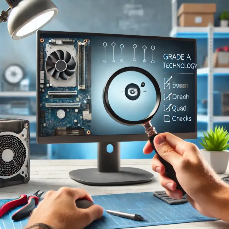 Refurbished monitor quality check