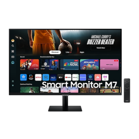 Samsung 43" M70D UHD Smart Monitor with Speakers and Remote - LS43DM702UUXXU - New - Open Boxed
