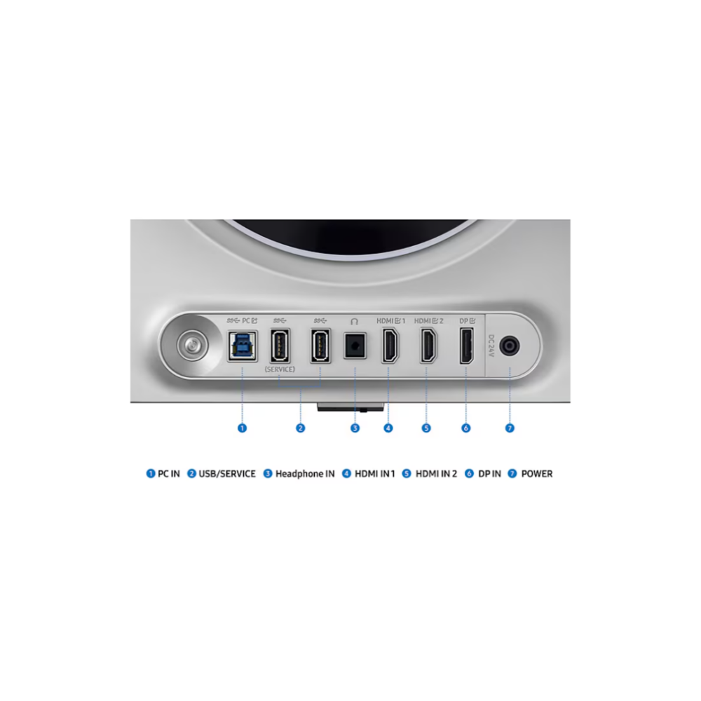 Samsung 27 Odyssey OLED G60SD - LS27DG602SUXXU - Ports