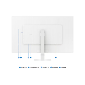 Samsung 32 S70D White Viewfinity Monitor - Ports