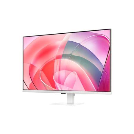 Samsung 32 S70D White Viewfinity Monitor - Side Profile