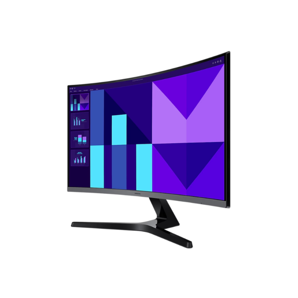 Samsung S39GD Full HD Curved Monitor - Side Profile