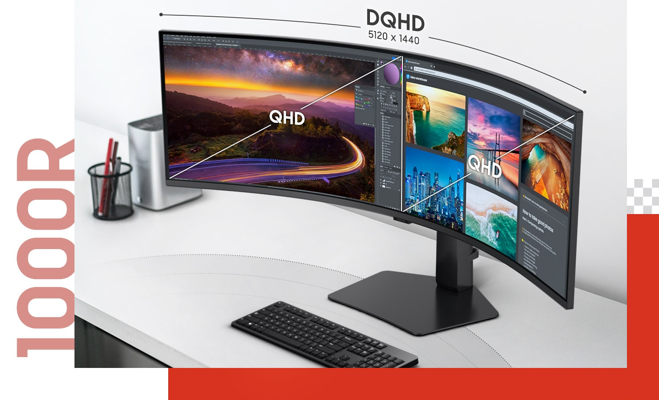Samsung 49 S95UC DQHD USB-C Curved ViewFinity Monitor