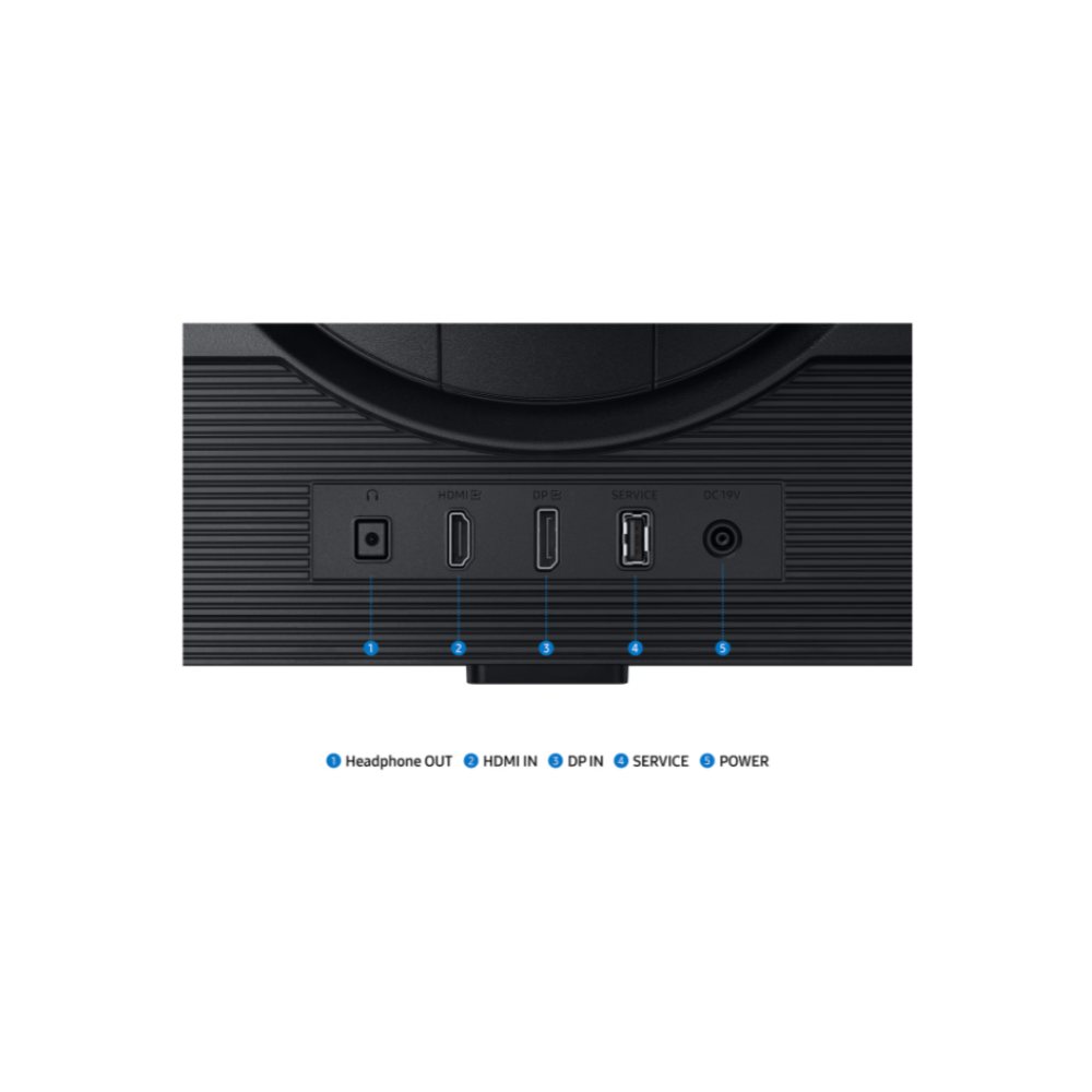 Samsung 27 G6 G60F Odyssey - LS27FG606EUXXU - Ports