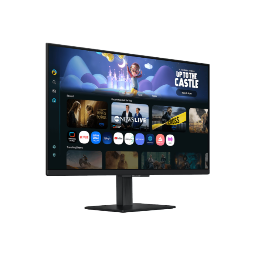 Samsung 27 Smart Monitor M5 M50F - LS27FM500EUXXU - Side Profile