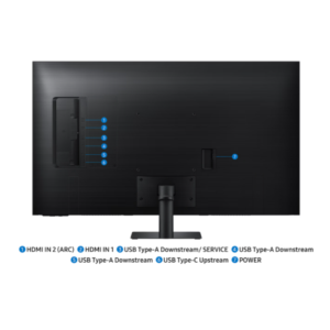 Samsung 43 Smart Monitor M7 M70F UHD - LS43FM702UUXXU - Ports