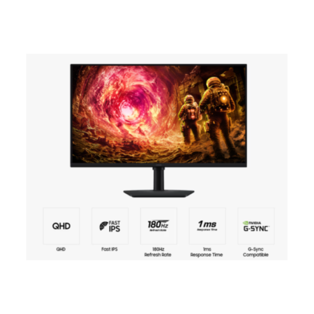 Samsung 32 Odyssey G5 G50F QHD 180Hz Gaming Monitor - LS32FG502EUXXU - Spec